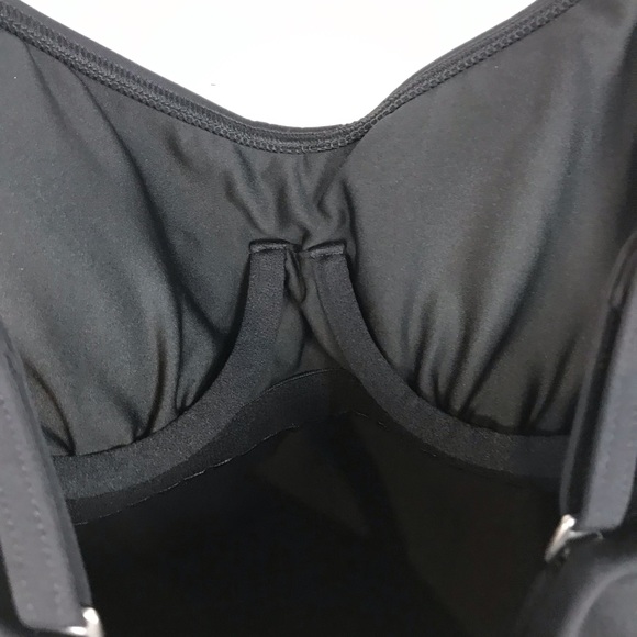 Lands end underwire swim tankini top black - Picture 4 of 4